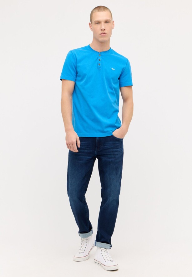 MĘSKA KOSZULKA MUSTANG Austin T-shirt French Blue 1015081 5177