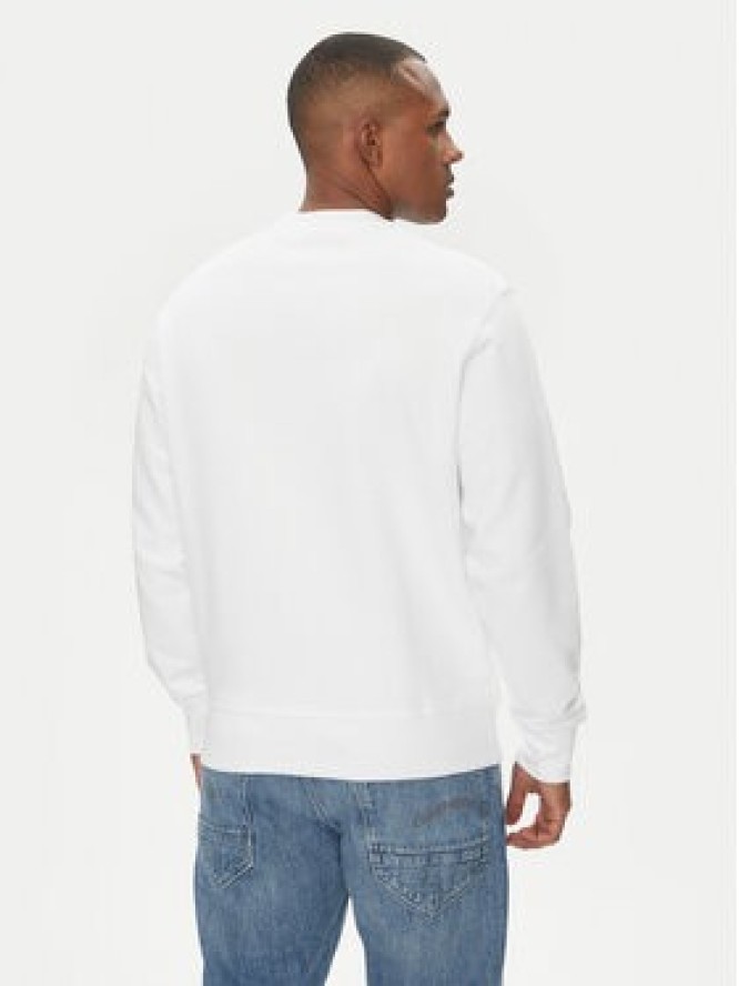 Versace Jeans Couture Bluza 78GAIC06 Biały Regular Fit