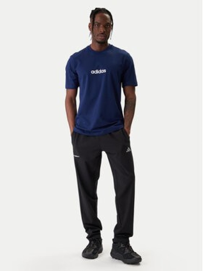 adidas T-Shirt Essentials Linear JE8999 Granatowy Regular Fit
