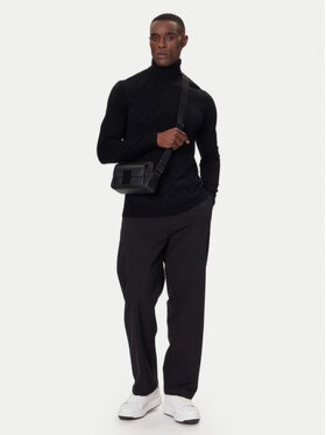 KARL LAGERFELD Golf 655019 554303 Czarny Regular Fit