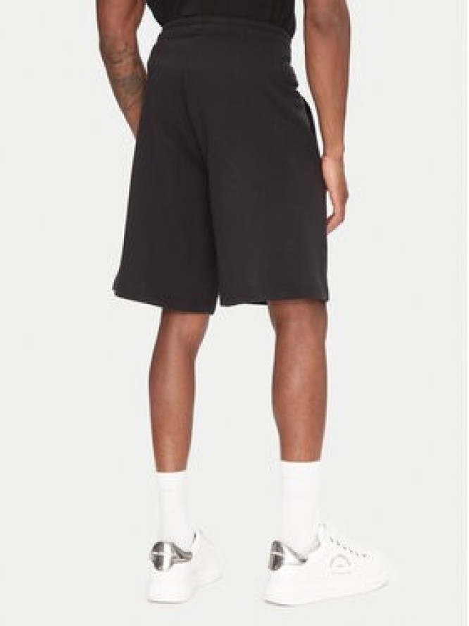 Just Cavalli Szorty sportowe 78OADT07 Czarny Regular Fit