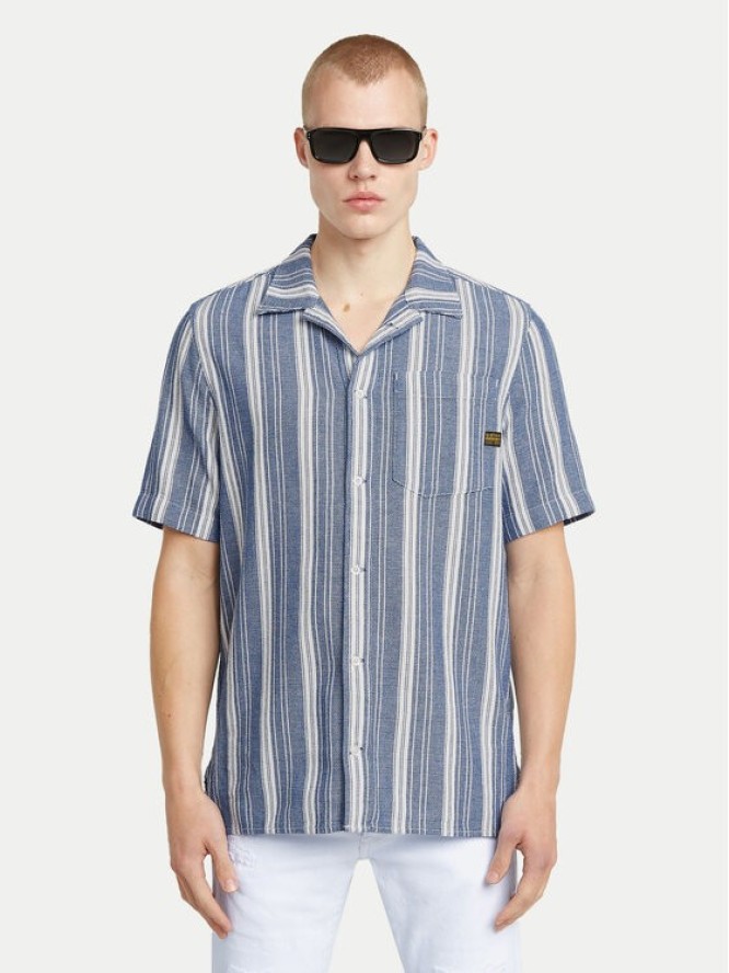 G-Star Raw Koszula One Pocket D26183-D916 Niebieski Regular Fit