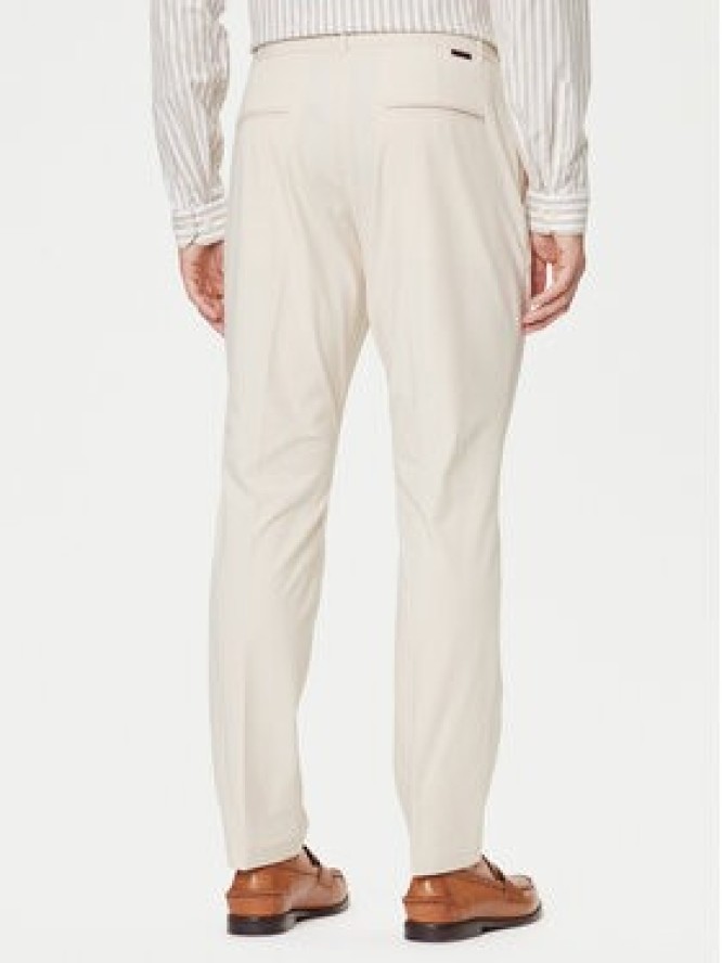 Guess Spodnie materiałowe M4YB01 WG9Z2 Écru Regular Fit