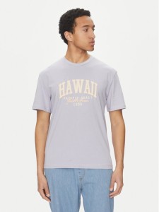 Jack & Jones T-Shirt Detroit 12268441 Fioletowy Relaxed Fit