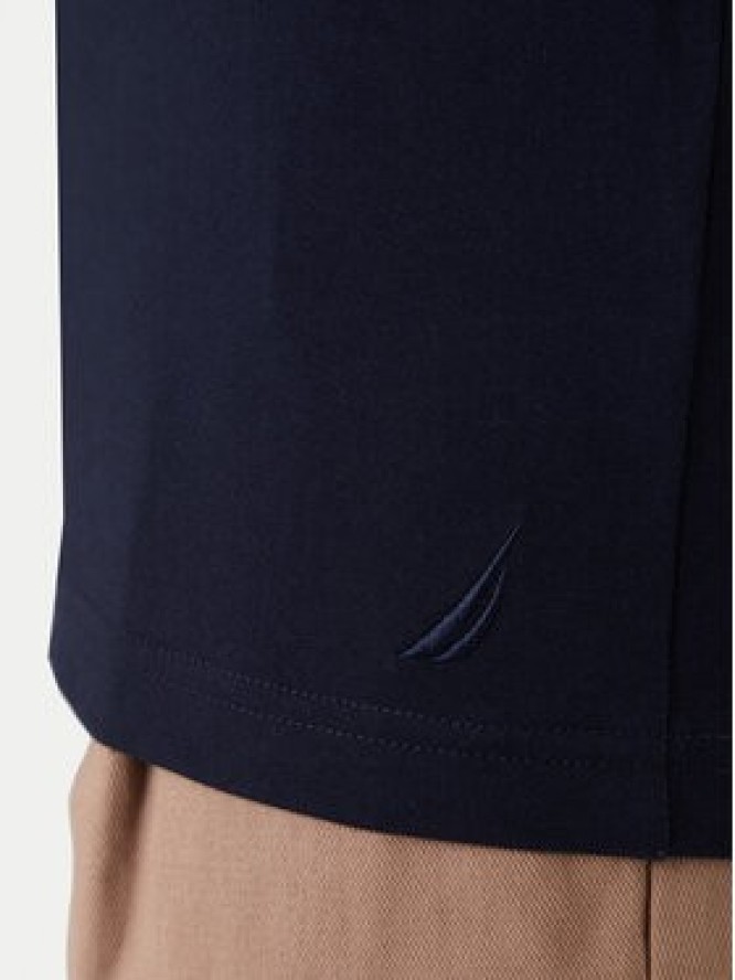 Nautica T-Shirt NCC04498 Granatowy Regular Fit