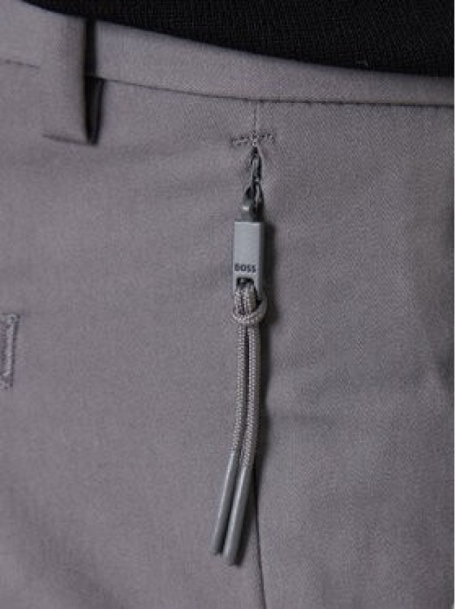BOSS Chinosy P-Kaiton1 50543945 Szary Slim Fit