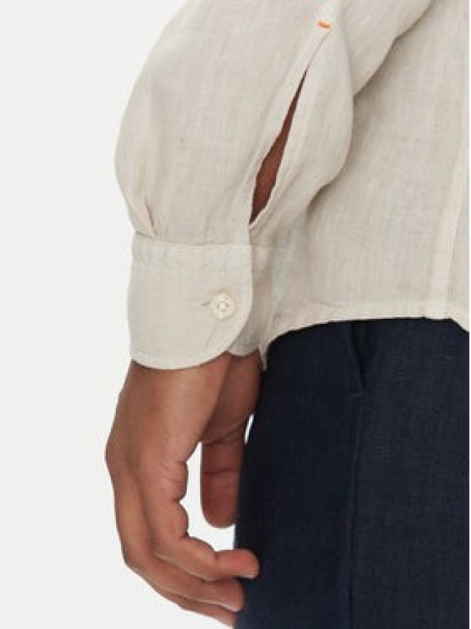 BOSS Koszula 50537369 Beżowy Regular Fit