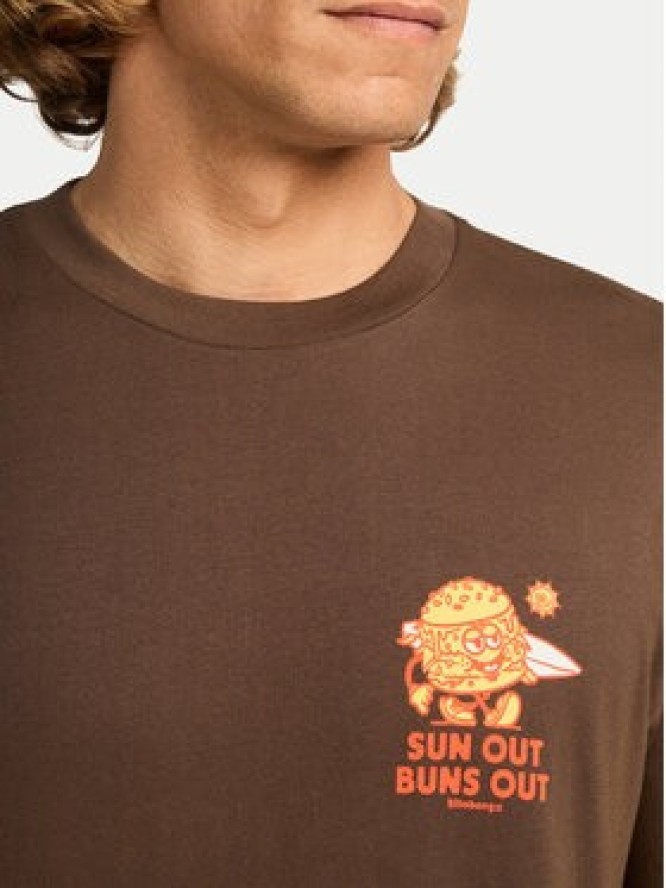 Billabong T-Shirt Gimmicks EBYZT00363 Brązowy Regular Fit