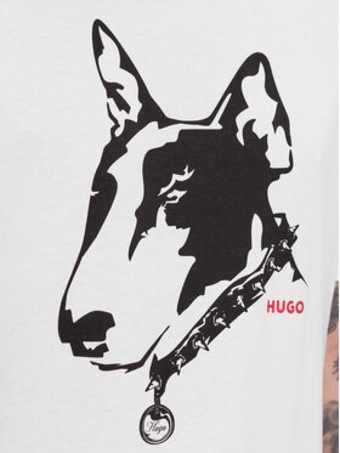 Hugo T-Shirt Dammock 50504916 Biały Regular Fit
