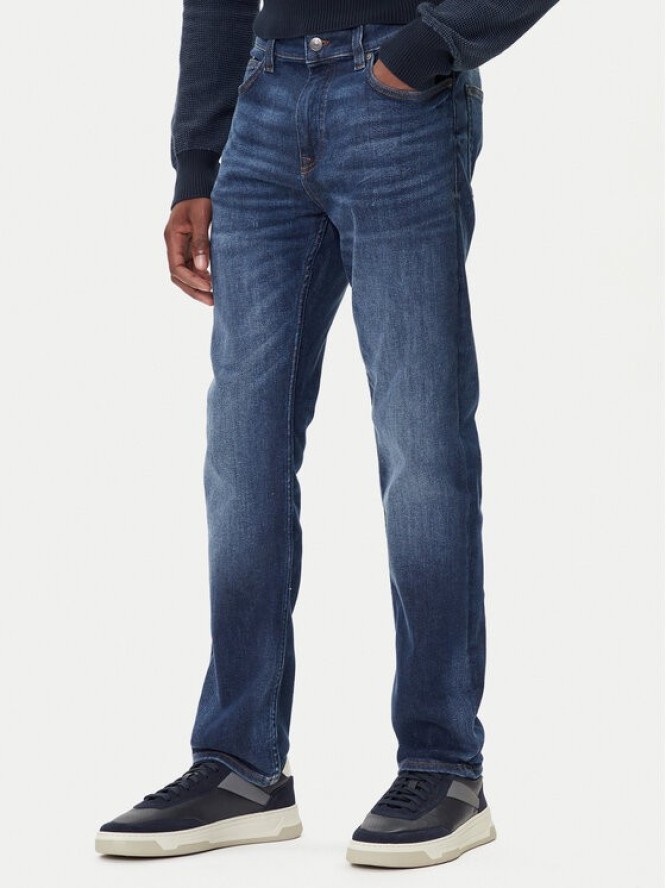 BOSS Jeansy Delaware Bo 50549523 Granatowy Slim Fit