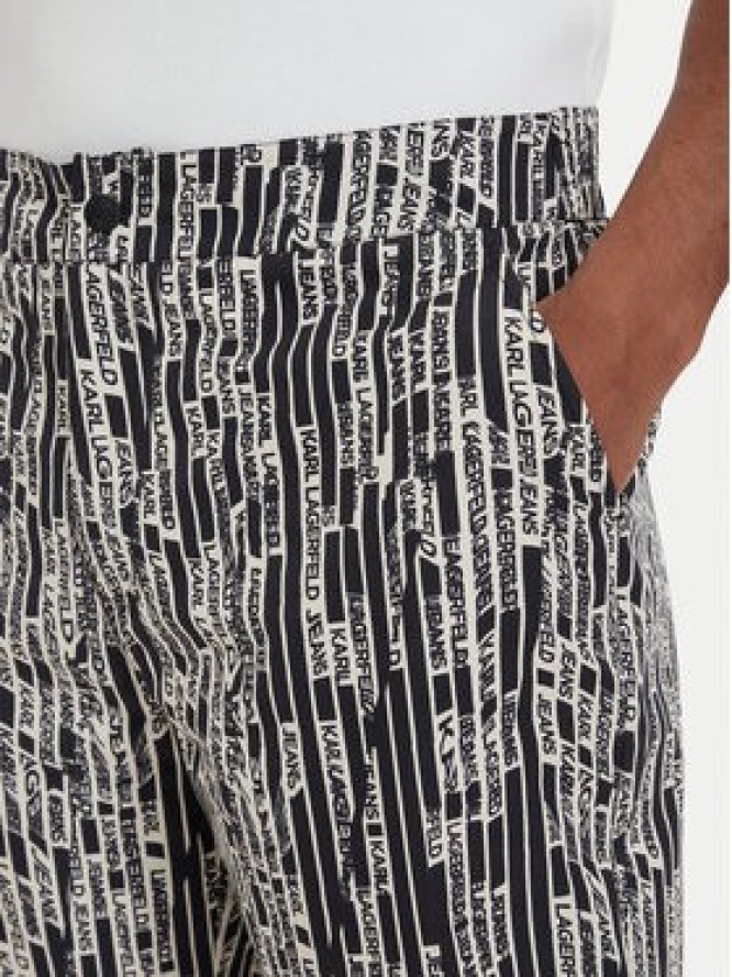 Karl Lagerfeld Jeans Szorty materiałowe B2M10053 Czarny Relaxed Fit