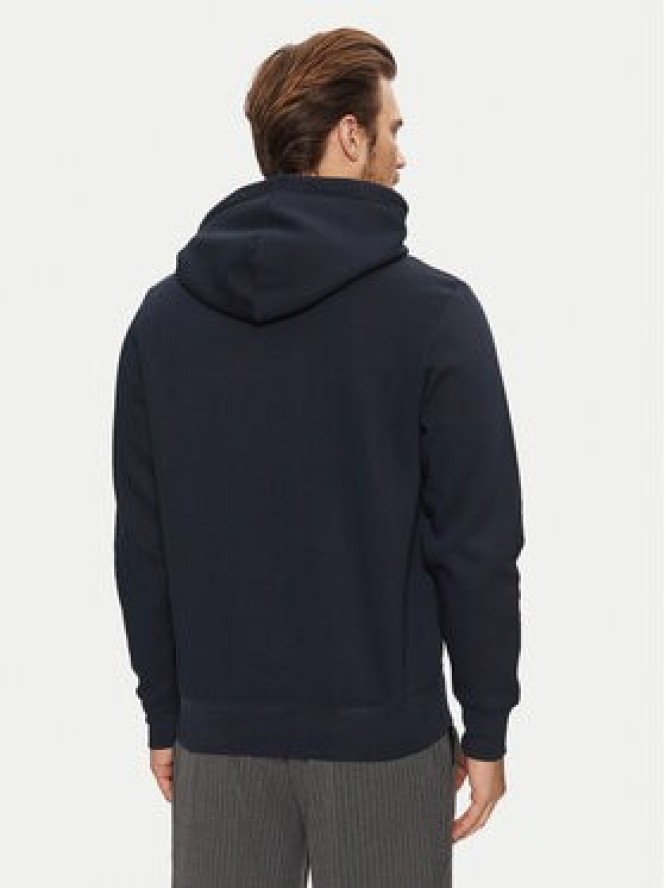 Tommy Hilfiger Bluza Script Logo MW0MW33631 Granatowy Regular Fit