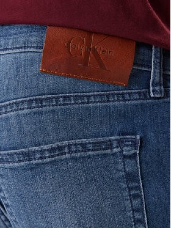 Calvin Klein Jeans Jeansy LV04RE781G Niebieski Slim Fit