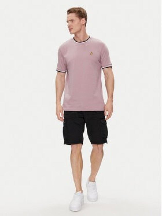 Brave Soul T-Shirt MTS-149FEDERERF Różowy Straight Fit