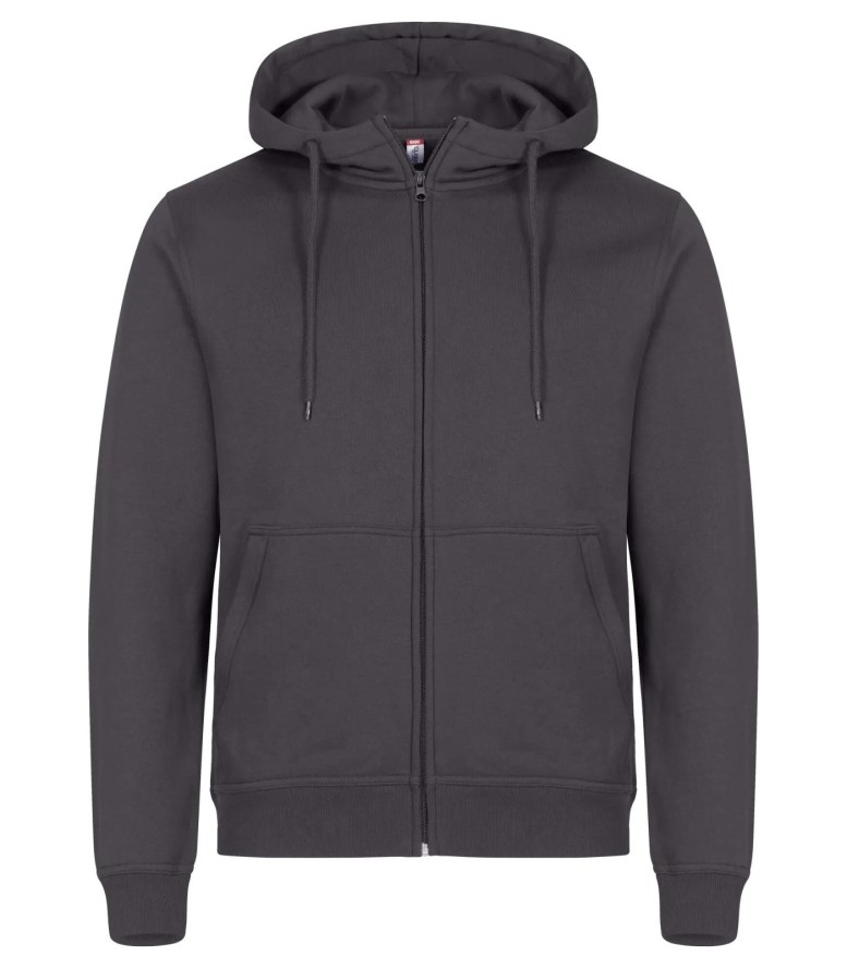 clique Miami Hoody Full Zip bluza z kapturem bawełna i poliester recykling –