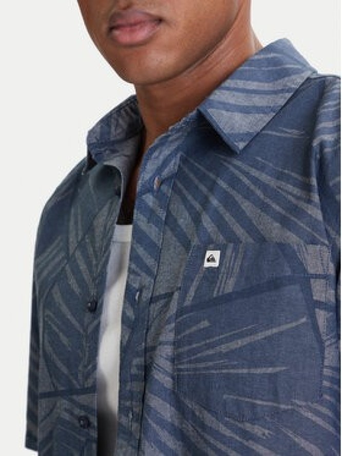 Quiksilver Koszula EQYWT04682 Szary Regular Fit