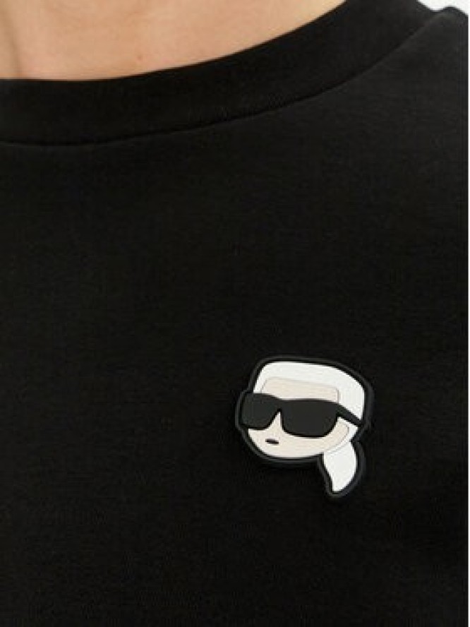 KARL LAGERFELD Bluza 705710 500900 Czarny Regular Fit