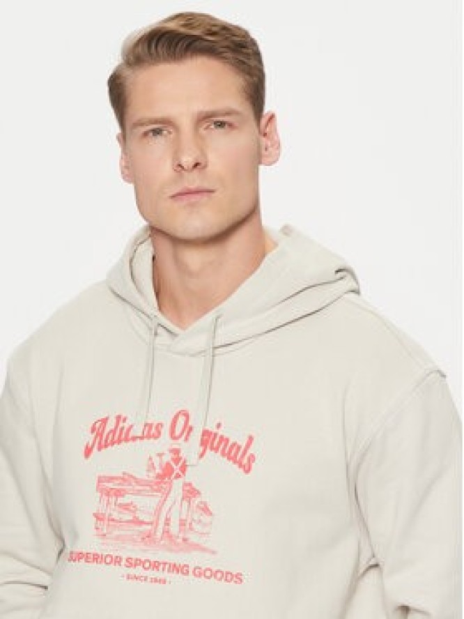 adidas Bluza Wabash JD0670 Beżowy Loose Fit