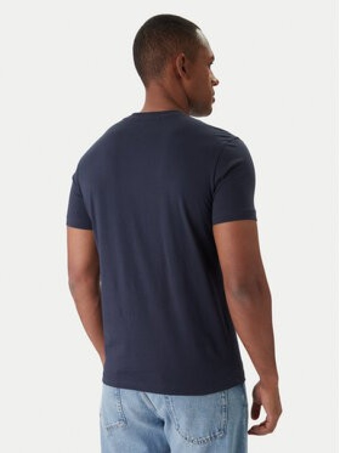 Calvin Klein Jeans T-Shirt J30J320935 Granatowy Slim Fit