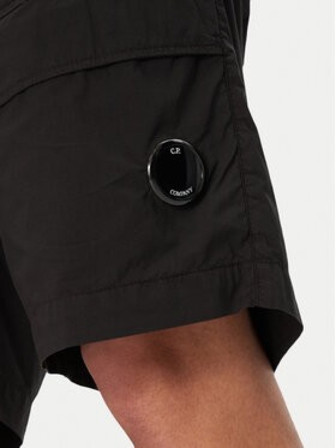 C.P. Company Szorty materiałowe 18CMBE172A006439G Czarny Relaxed Fit