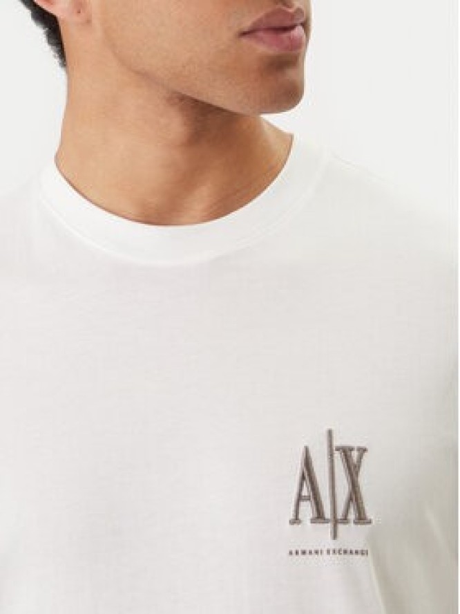 Armani Exchange T-Shirt XM000365 AF12308 U0009 Biały Regular Fit