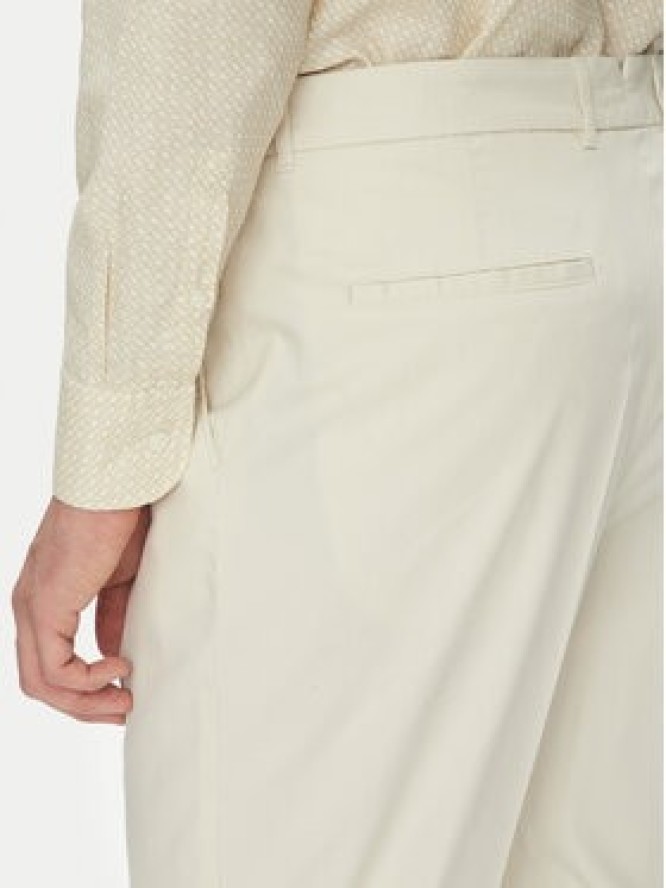 BOSS Chinosy C-Perin 50544005 Écru Relaxed Fit