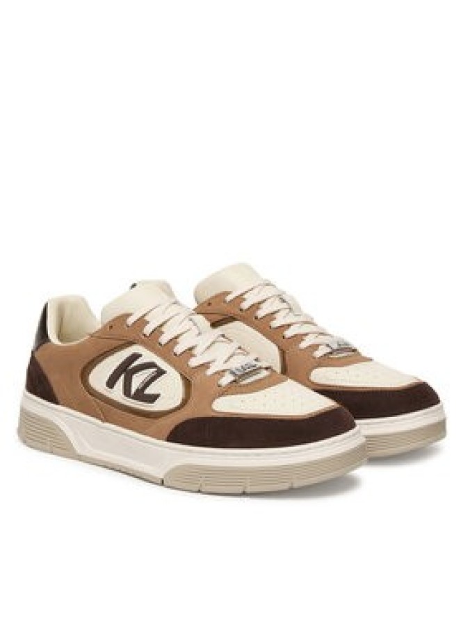 KARL LAGERFELD Sneakersy Kourtney KL53026 Brązowy