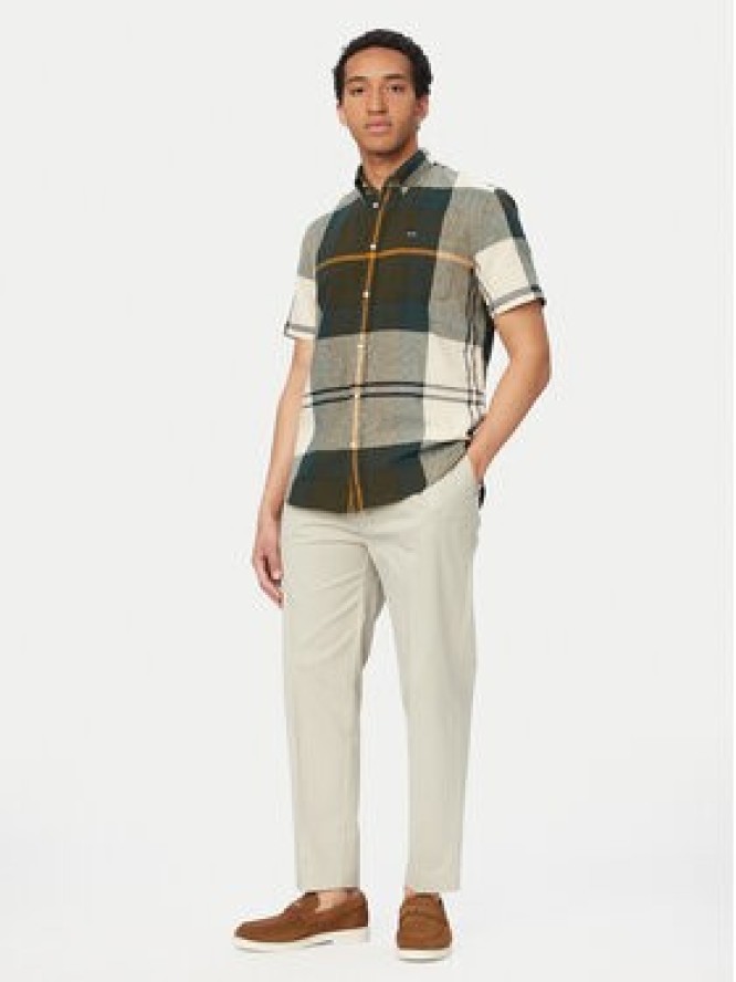 Barbour Koszula Douglas MSH5077TN51 Zielony Regular Fit
