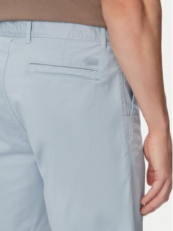 BOSS Szorty materiałowe 50536723 Niebieski jasny Slim Fit