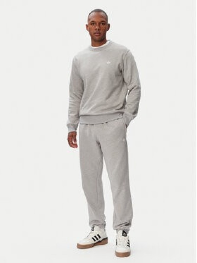 adidas Bluza Trefoil Essentials KS9813 Szary jasny Regular Fit