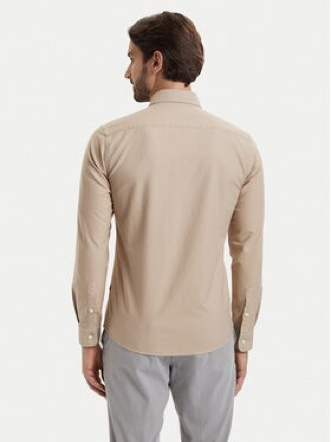 BOSS Koszula H-Roan 50555920 Beżowy Slim Fit