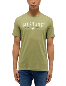 Męski T-Shirt Mustang Style Austin Loden Green 1015829 6353