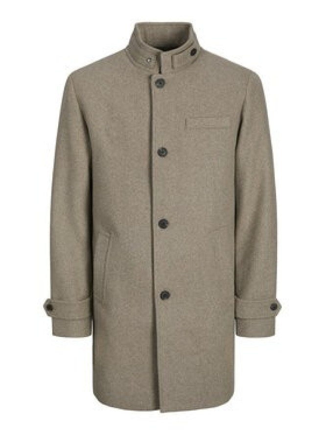 Jack & Jones Płaszcz wełniany Melton 12258672 Beżowy Regular Fit