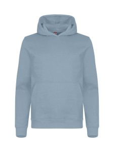 clique Miami Hoody Junior bluowa bluza z kapturem mieszanka bawełny – Soft Blue