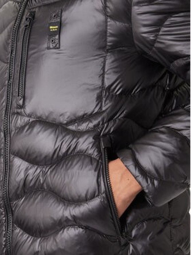 Blauer Kurtka puchowa Impermeabile 25WBLUK03068 Czarny Regular Fit