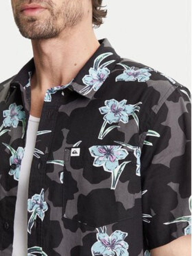 Quiksilver Koszula Apero Classic Ss EQYWT04605 Czarny Regular Fit