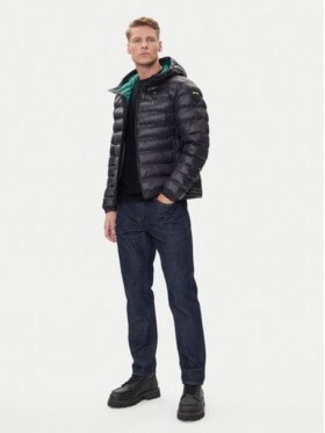 Blauer Kurtka przejściowa 25WBLUC02132 Czarny Regular Fit