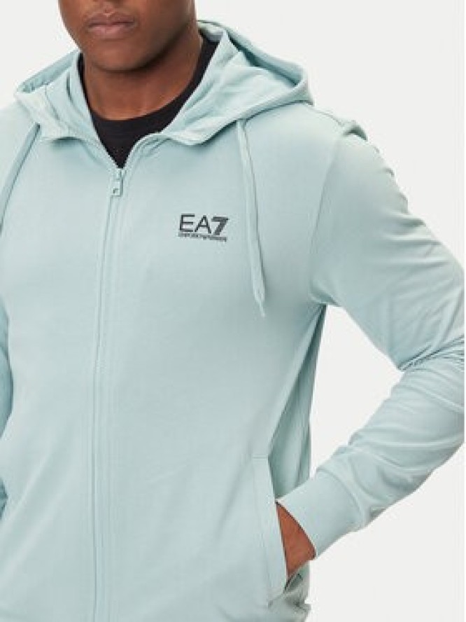 EA7 Emporio Armani Bluza 8NPM33 PJVRZ U9066 Niebieski Regular Fit