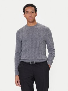 BOSS Sweter H-Hetico 50549975 Szary Regular Fit