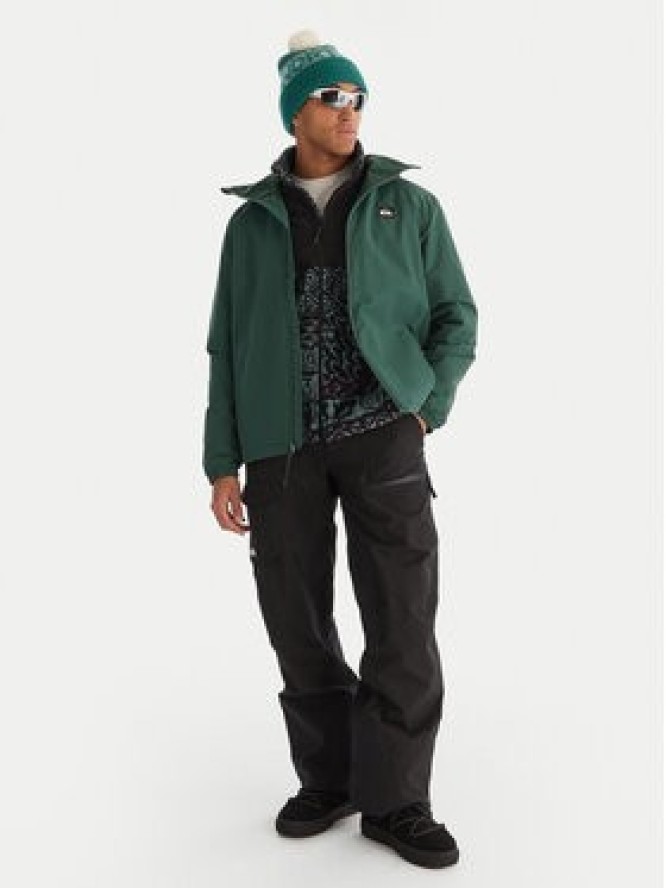 Quiksilver Kurtka przejściowa Overcast 3K EQYJK04202 Zielony Regular Fit