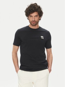 KARL LAGERFELD T-Shirt 755710 552224 Granatowy Regular Fit