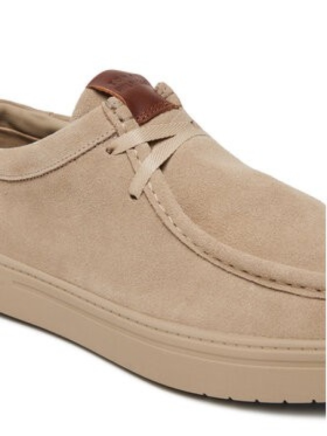 Tommy Hilfiger Półbuty Modern Light Suede Moc Toe Shoe FM0FM05501 Beżowy