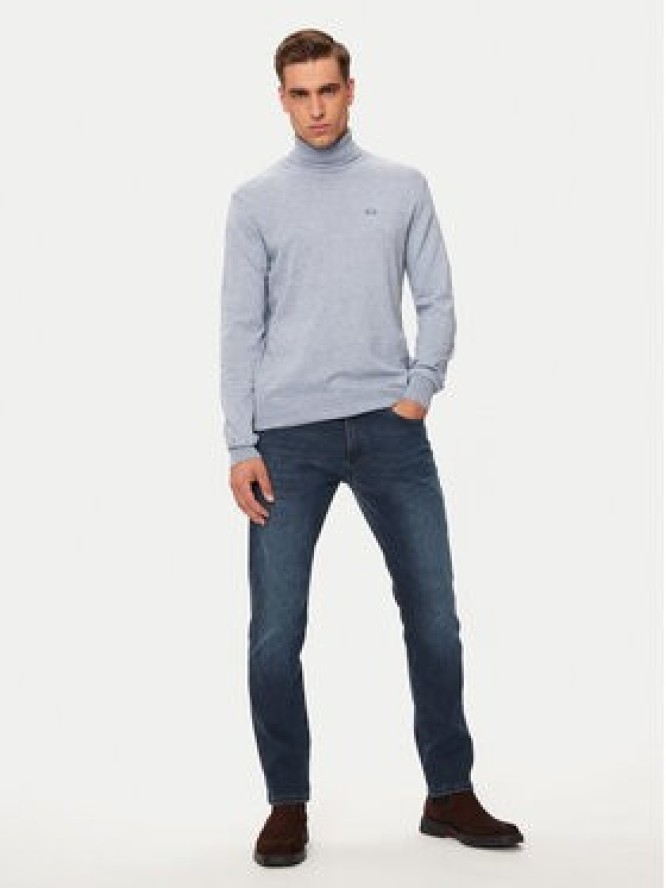 La Martina Golf ZMS019 YW091 Niebieski Regular Fit