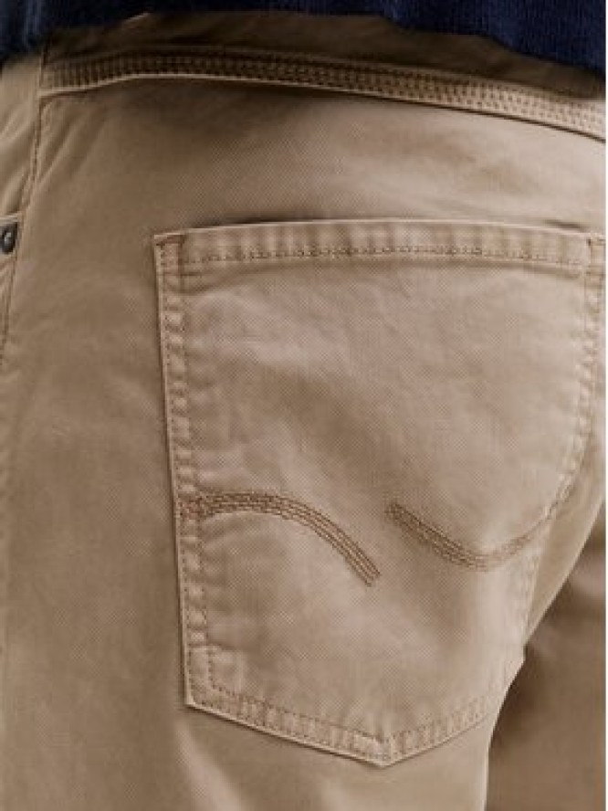 Jack & Jones Spodnie materiałowe Clark Finn 12293328 Beżowy Regular Fit