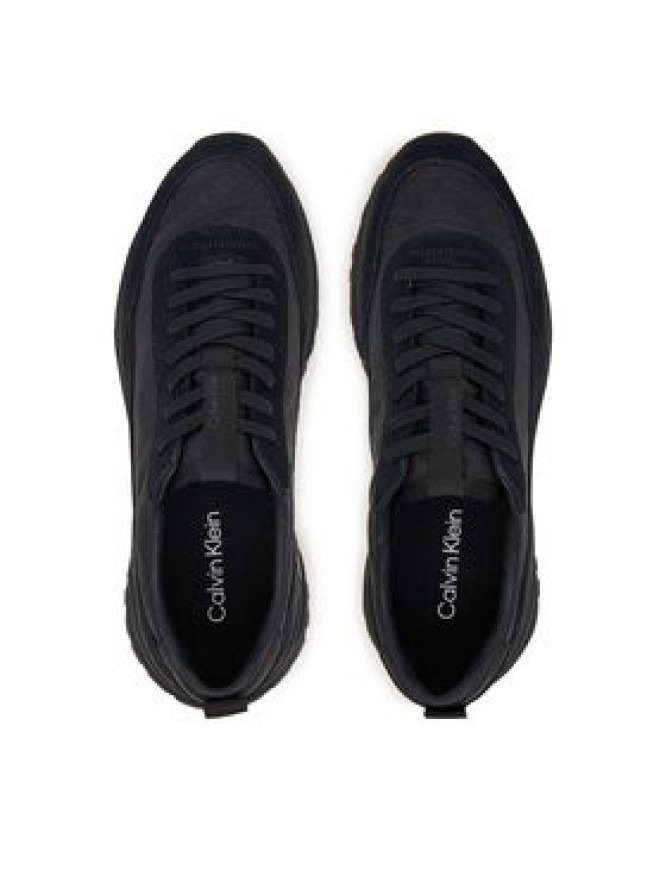 Calvin Klein Sneakersy Hike Runner Casual NY-Su Aop YM0YM01378 Czarny