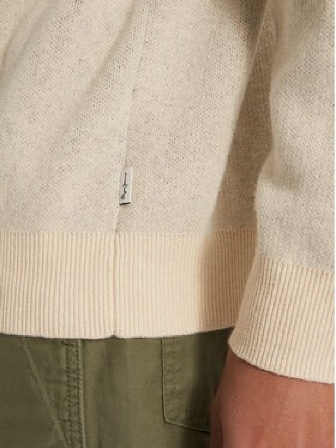 Pepe Jeans Sweter Cardin PM702466 Écru Regular Fit