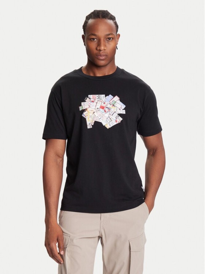 New Balance T-Shirt MT53905 Czarny Regular Fit