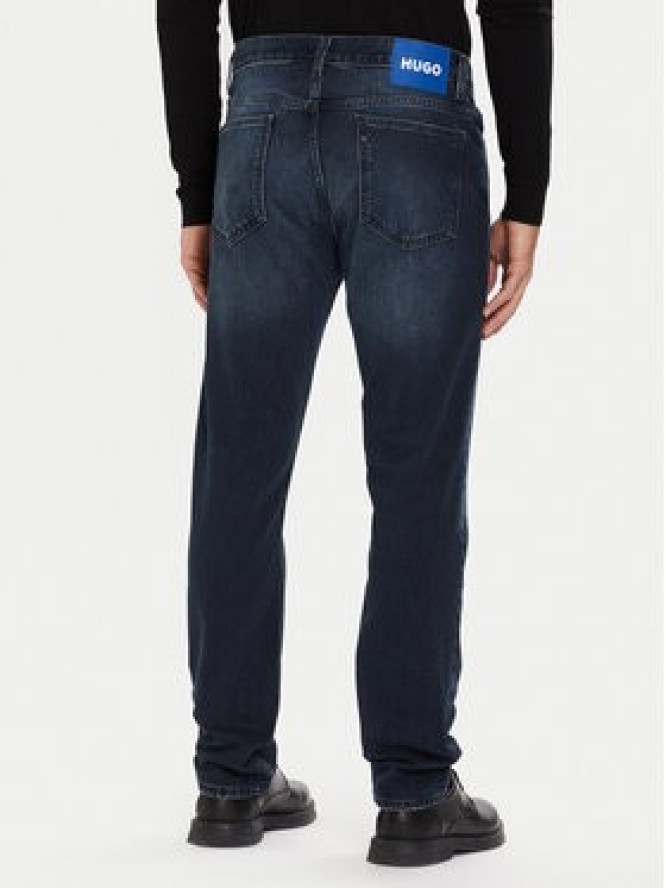 HUGO Jeansy Ash 50541568 Granatowy Slim Fit