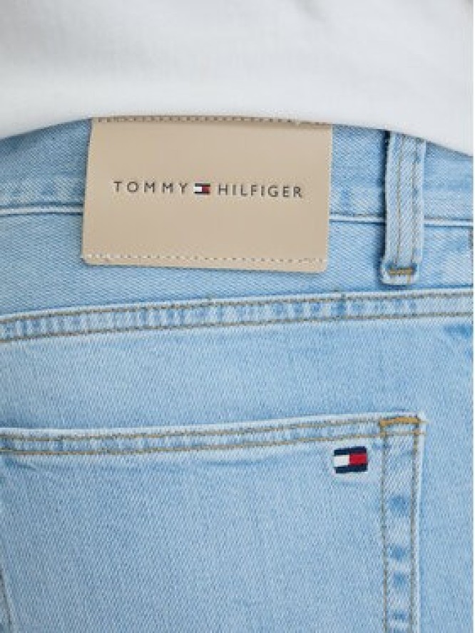 Tommy Hilfiger Szorty jeansowe Denton MW0MW42625 Niebieski Straight Fit
