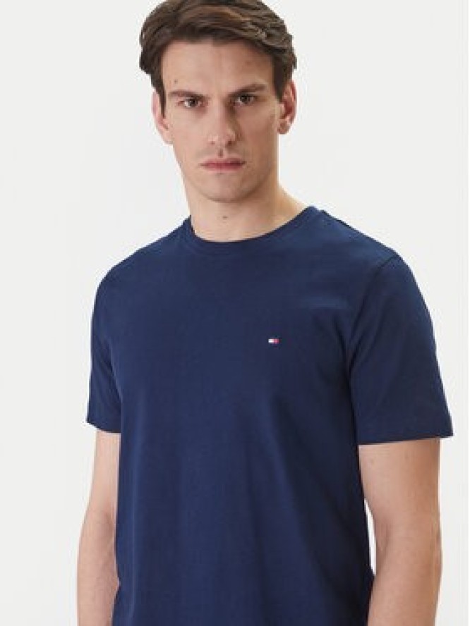 Tommy Hilfiger T-Shirt Ess Seasonal MW0MW39995 Granatowy Regular Fit